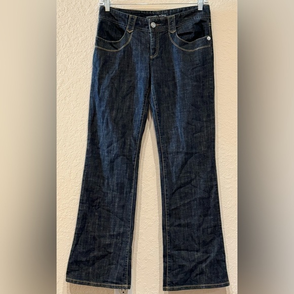 NWOT Michael Kors Women’s Wide Leg Jeans Size 8 - Picture 1 of 10